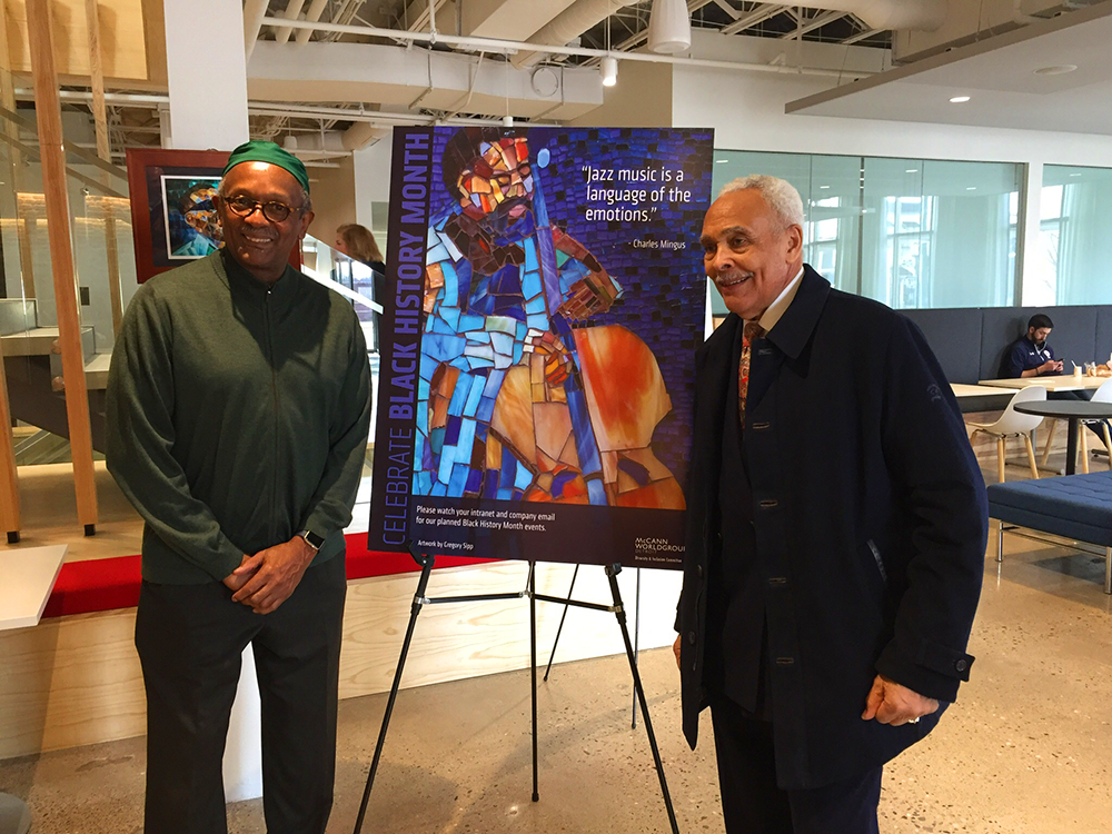 Gregory Sipp celebrates Black History month with Herbert Martin